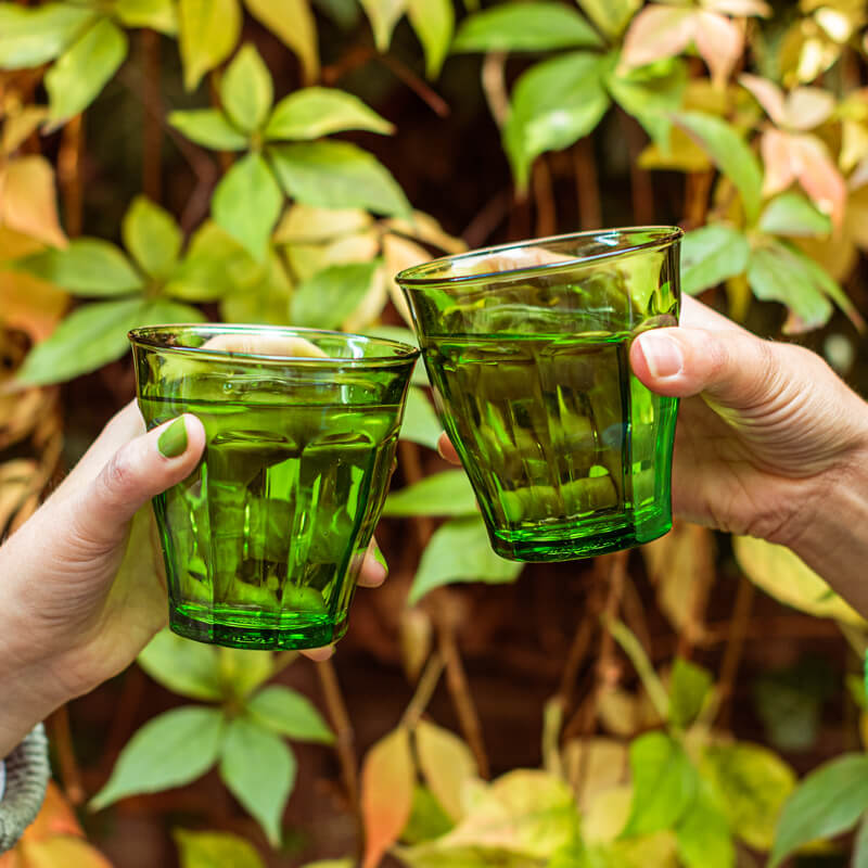 Verre Picardie vert, Duralex - 250 ml (1 pièce) Verre Picardie vert, Duralex - 250 ml (1 pièce)