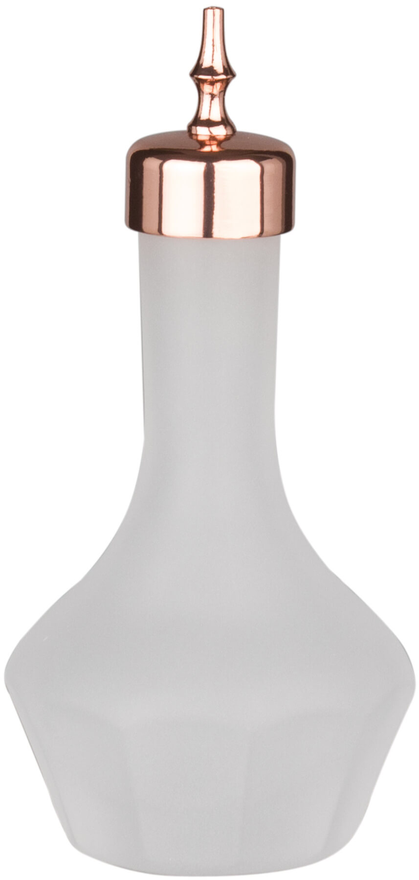 Bouteille d'amers satinés, Prime Bar, verseur de bouteilles cuivré - 50ml