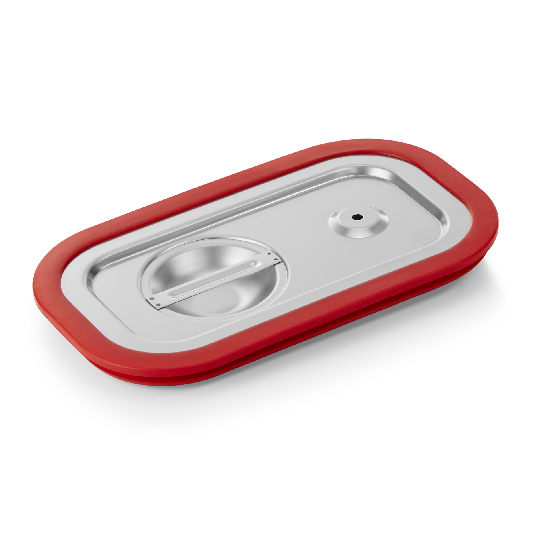 GN 1/4 Couvercle de transport, avec joint en silicone, CNS 18/8 (série GN SELECT) GN 1/4 Couvercle de transport, avec joint en silicone, CNS 18/8 (série GN SELECT)