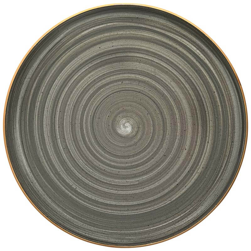 Bonna Aura Space Assiette à pizza Gourmet 32cm gris - 6 pièces