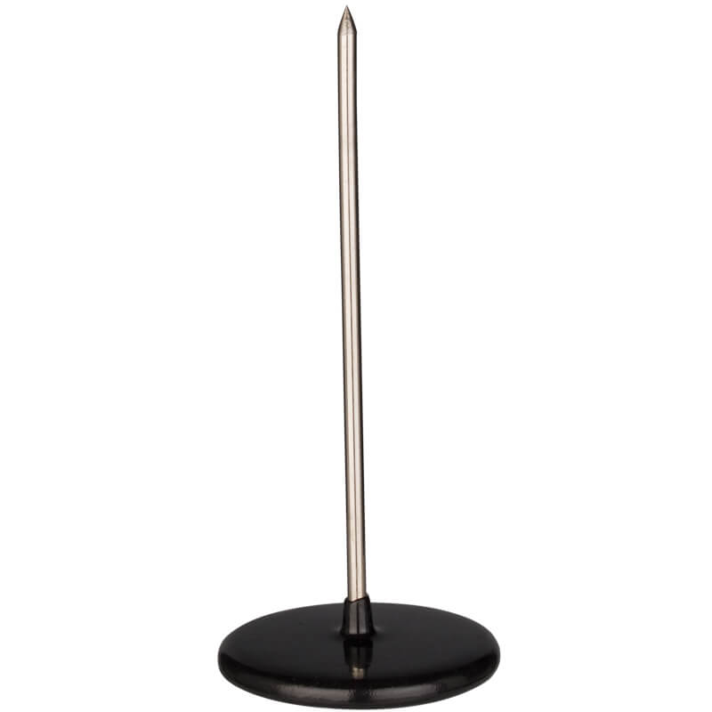 Pique-note en vinyle noir - 1 pièce Pique-note en vinyle noir - 1 pièce