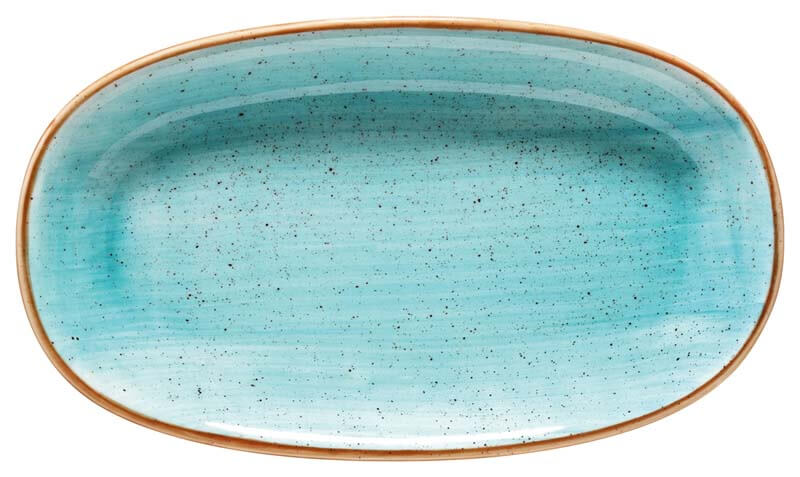 Bonna Aura Aqua Assiette Gourmet ovale 19x11cm turquoise - 12 pièces Bonna Aura Aqua Assiette Gourmet ovale 19x11cm turquoise - 12 pièces