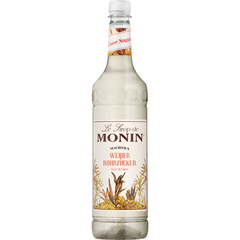 Sucre de canne - Sirop Monin, bouteille PET (1,0l) Sucre de canne - Sirop Monin, bouteille PET (1,0l)