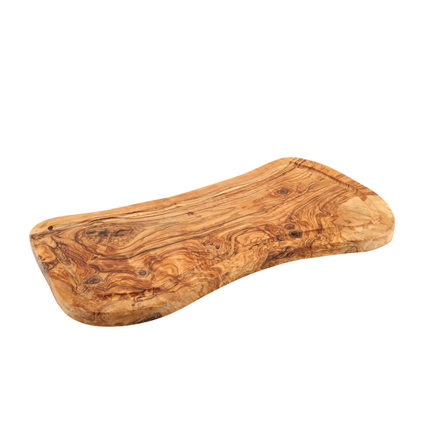 Planche de service en bois d'olivier - env. 40 x 21 cm