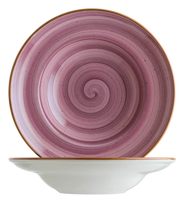 Bonna Aura Blackberry Gourmet Assiette à pâtes 27cm violet - 6 pièces Bonna Aura Blackberry Gourmet Assiette à pâtes 27cm violet - 6 pièces