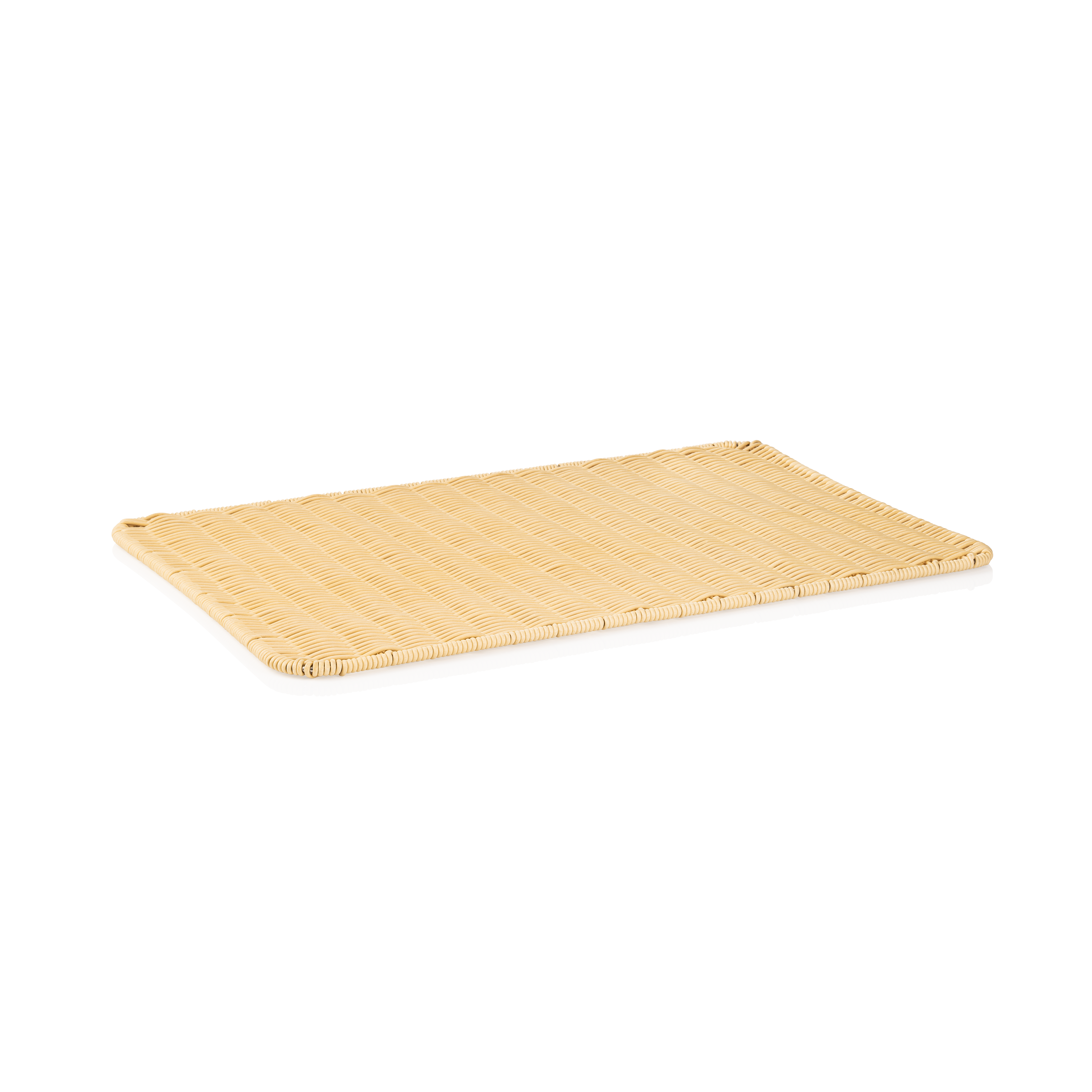 Plateau de présentation en polypropylène beige clair - 60 x 40 cm Plateau de présentation en polypropylène beige clair - 60 x 40 cm