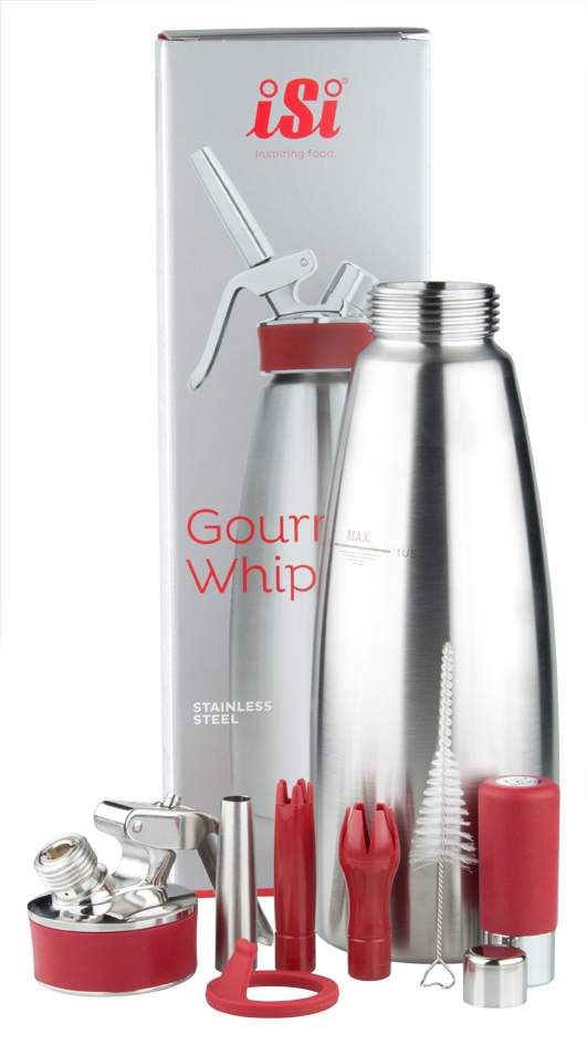 iSi Chauffe-crème "Gourmet Whip PLUS", acier inoxydable - 1,0l