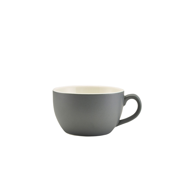 Tasse à cappuccino en porcelaine gris mat – 250 ml (6 pcs)