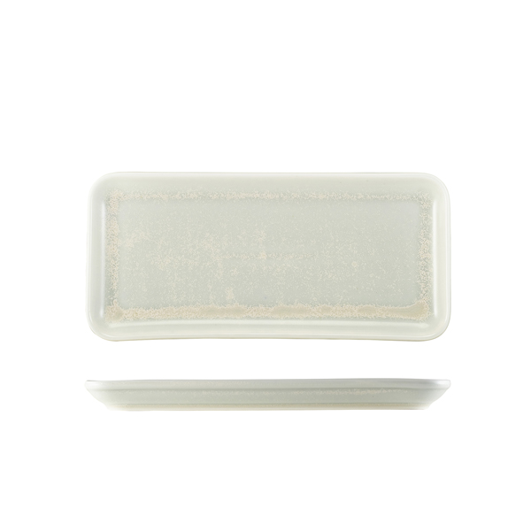 Plaque rectangulaire étroite Terra Pearl – 27 × 12,5 cm (6 pcs)