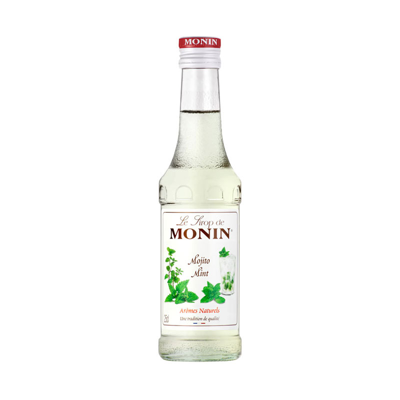 Mojito Mint - Sirop Monin petite bouteille (0,25l) Mojito Mint - Sirop Monin petite bouteille (0,25l)