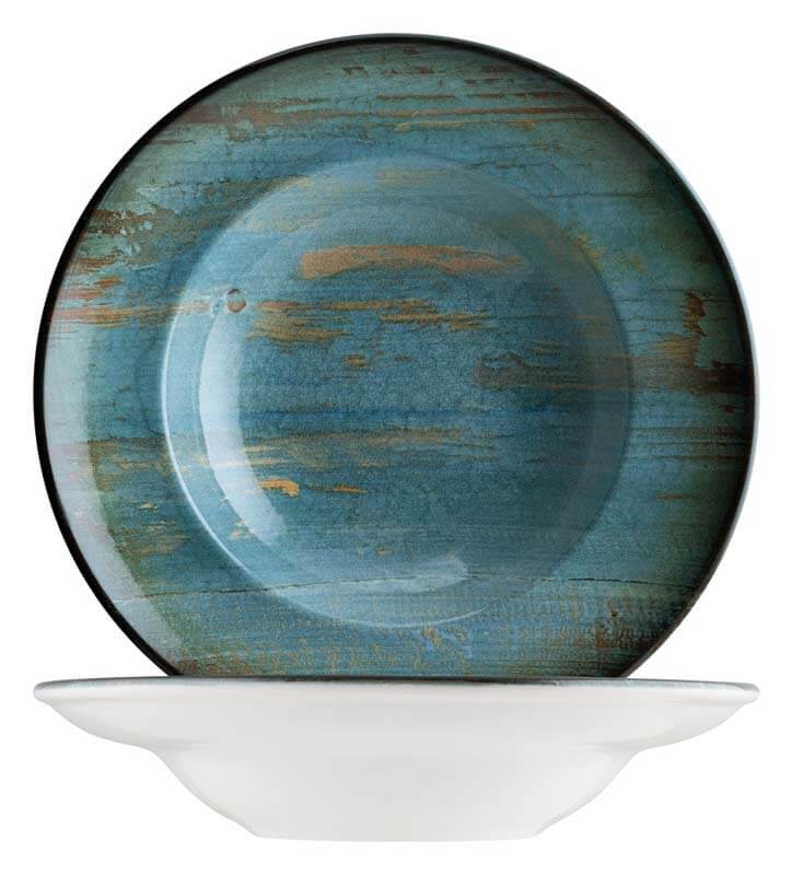 Bonna Madera Mint Gourmet Assiette à pâtes 27cm bleu - 6 pièces Bonna Madera Mint Gourmet Assiette à pâtes 27cm bleu - 6 pièces