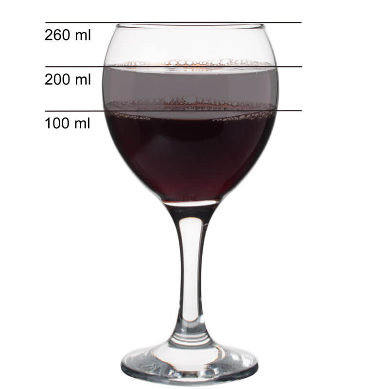 Verre à vin Misket, LAV - 260ml (6 pcs) Verre à vin Misket, LAV - 260ml (6 pcs)