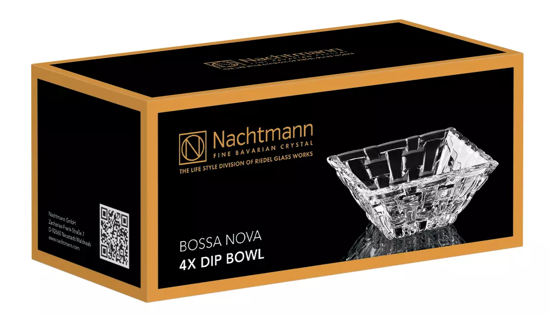 Bol à dips Bossa Nova, Nachtmann, verre cristal - 8,5x8,5cm (4 pcs.) Bol à dips Bossa Nova, Nachtmann, verre cristal - 8,5x8,5cm (4 pcs.)