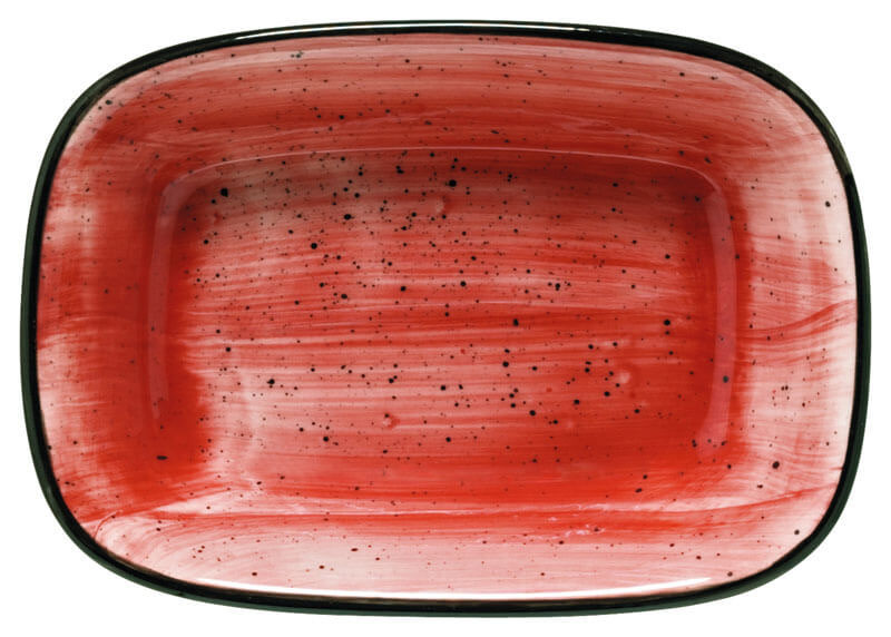 Bonna Aura Passion Gourmet plat rectangulaire 17x11,5cm rouge - 12 pièces Bonna Aura Passion Gourmet plat rectangulaire 17x11,5cm rouge - 12 pièces