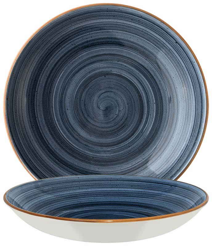 Bonna Aura Dusk Bloom Assiette creuse 25cm bleu - 6 pièces Bonna Aura Dusk Bloom Assiette creuse 25cm bleu - 6 pièces