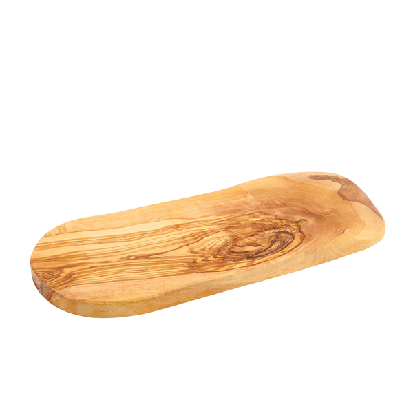 Planche rustique en bois d'olivier - env. 35 x 13 cm Planche rustique en bois d'olivier - env. 35 x 13 cm