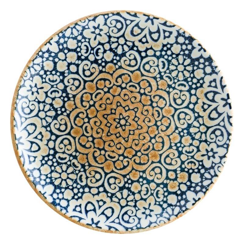 Bonna Alhambra Gourmet Assiette plate 21cm bleu - 12 pièces Bonna Alhambra Gourmet Assiette plate 21cm bleu - 12 pièces