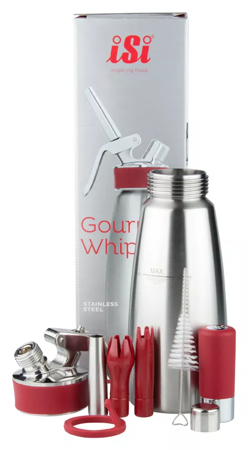 iSi Chauffe-crème "Gourmet Whip PLUS", acier inoxydable - 0,5l iSi Chauffe-crème "Gourmet Whip PLUS", acier inoxydable - 0,5l