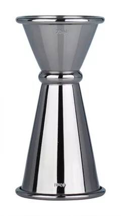 Double mesure de bar Japan Style, gunmetal black - acier inoxydable (20/40ml) Double mesure de bar Japan Style, gunmetal black - acier inoxydable (20/40ml)