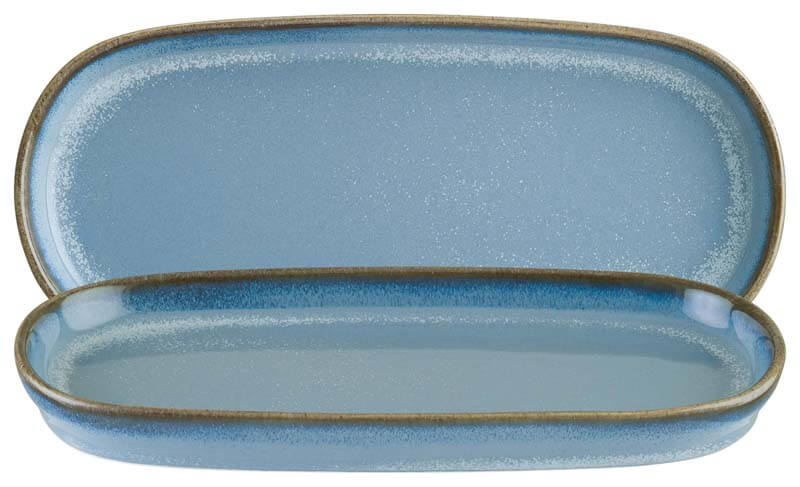 Bonna Sky Plateau Hygge profond ovale 21x10cm bleu - 12 pièces Bonna Sky Plateau Hygge profond ovale 21x10cm bleu - 12 pièces