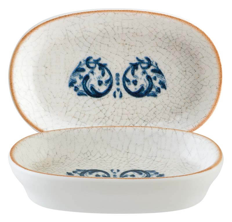 Bonna Viento Hygge bol ovale 10x6,5cm, 6cl bleu - 12 pièces Bonna Viento Hygge bol ovale 10x6,5cm, 6cl bleu - 12 pièces