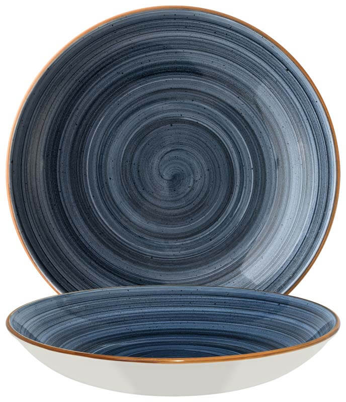 Bonna Aura Dusk Bloom Assiette creuse 23cm bleu - 6 pièces Bonna Aura Dusk Bloom Assiette creuse 23cm bleu - 6 pièces