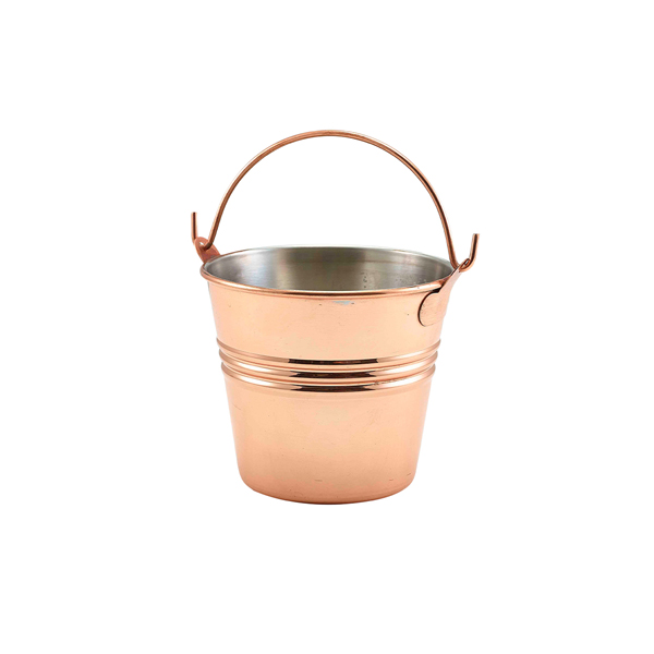 Seau à glace, acier inoxydable couleur cuivre - 10 cm/450 ml (12 pièces) Seau à glace, acier inoxydable couleur cuivre - 10 cm/450 ml (12 pièces)