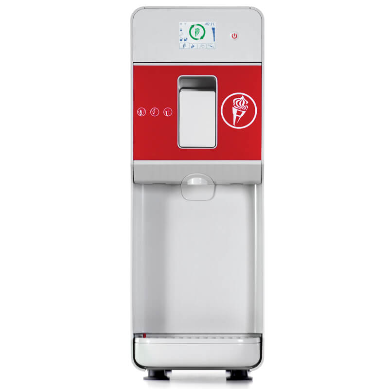 Machine à glace QUICK-GEL R290, écran tactile, boîtier blanc