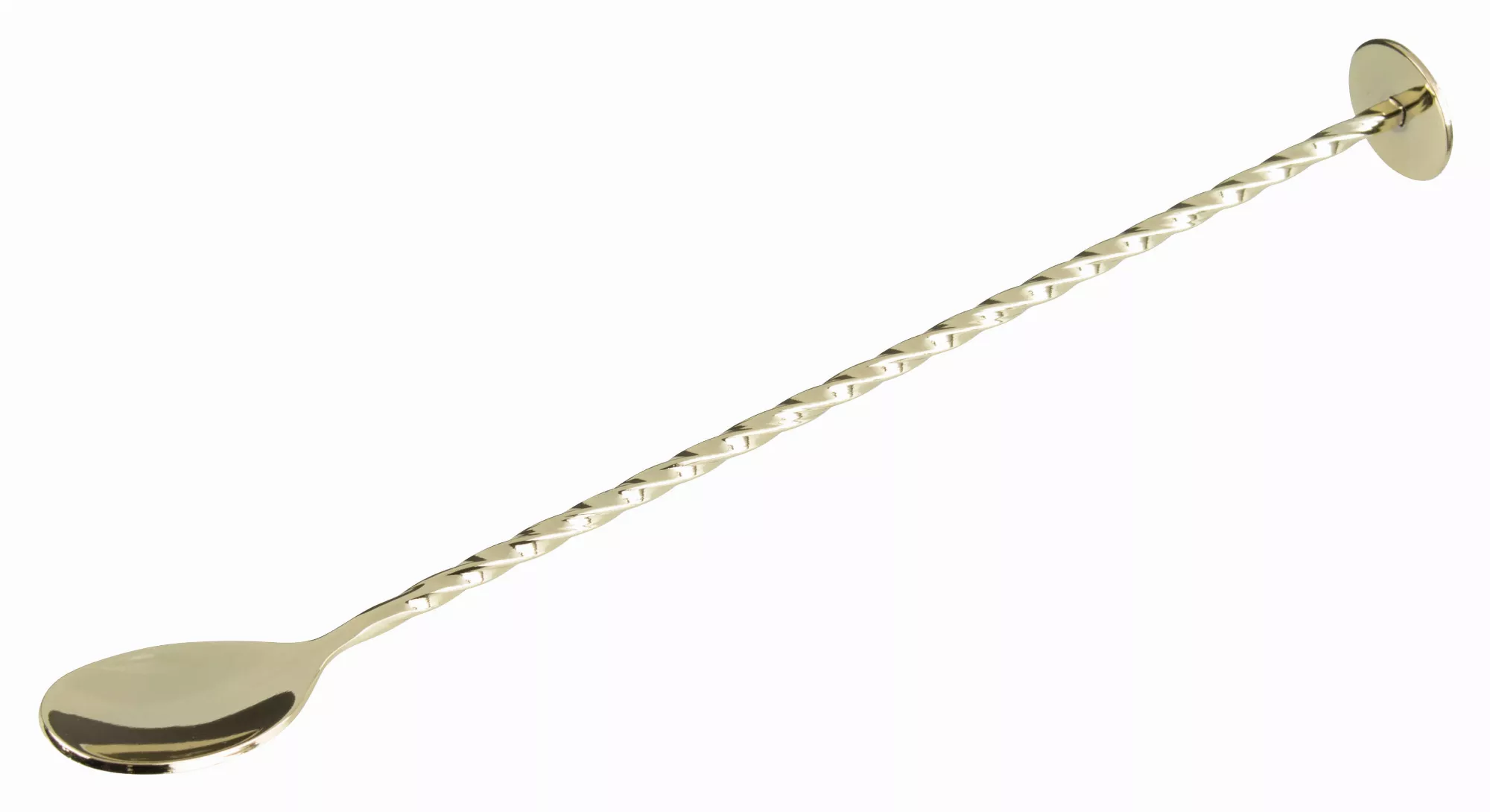 Cuillère à bar Disc, dorée, Überbartools - 25,5cm Cuillère à bar Disc, dorée, Überbartools - 25,5cm