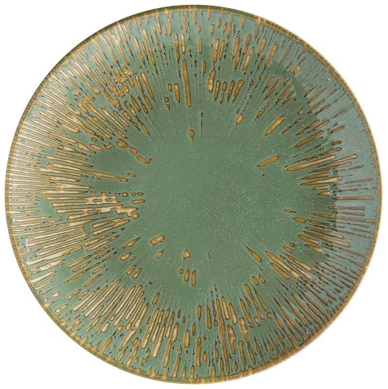 Bonna Snell Sage Gourmet Assiette plate 30cm vert - 6 pièces Bonna Snell Sage Gourmet Assiette plate 30cm vert - 6 pièces