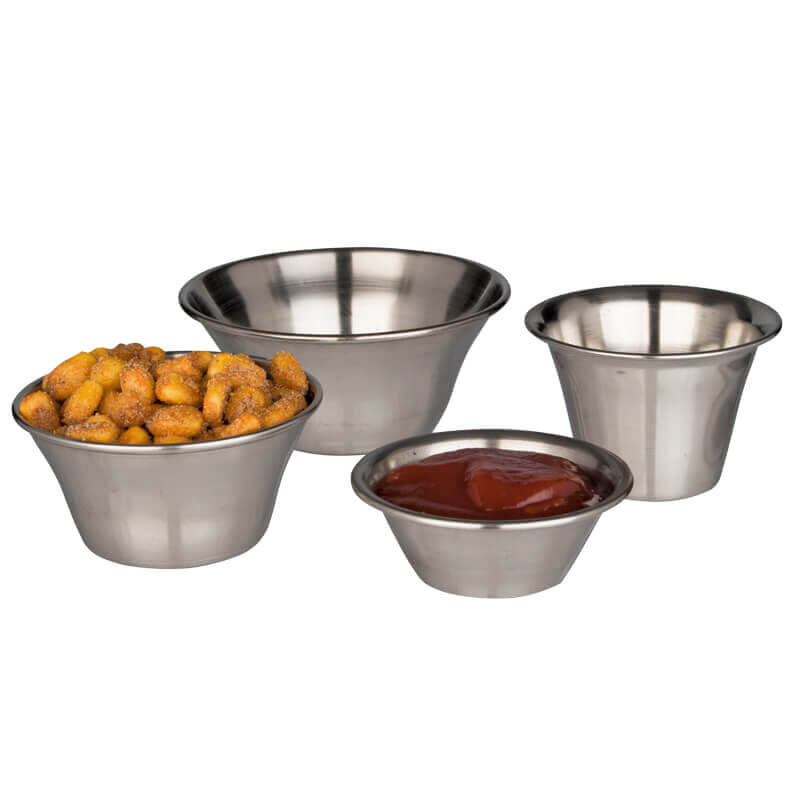 Barquette à dips et à snacks, acier inoxydable - différentes tailles Barquette à dips et à snacks, acier inoxydable - différentes tailles