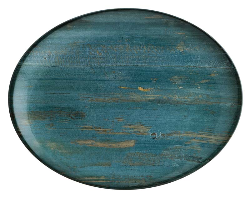 Bonna Madera Mint Moove Plateau ovale 31x24cm bleu - 6 pièces Bonna Madera Mint Moove Plateau ovale 31x24cm bleu - 6 pièces