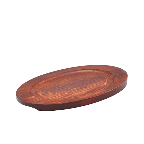 Dessous-de-plat en bois de rechange pour poêle de service 25 x 16 cm