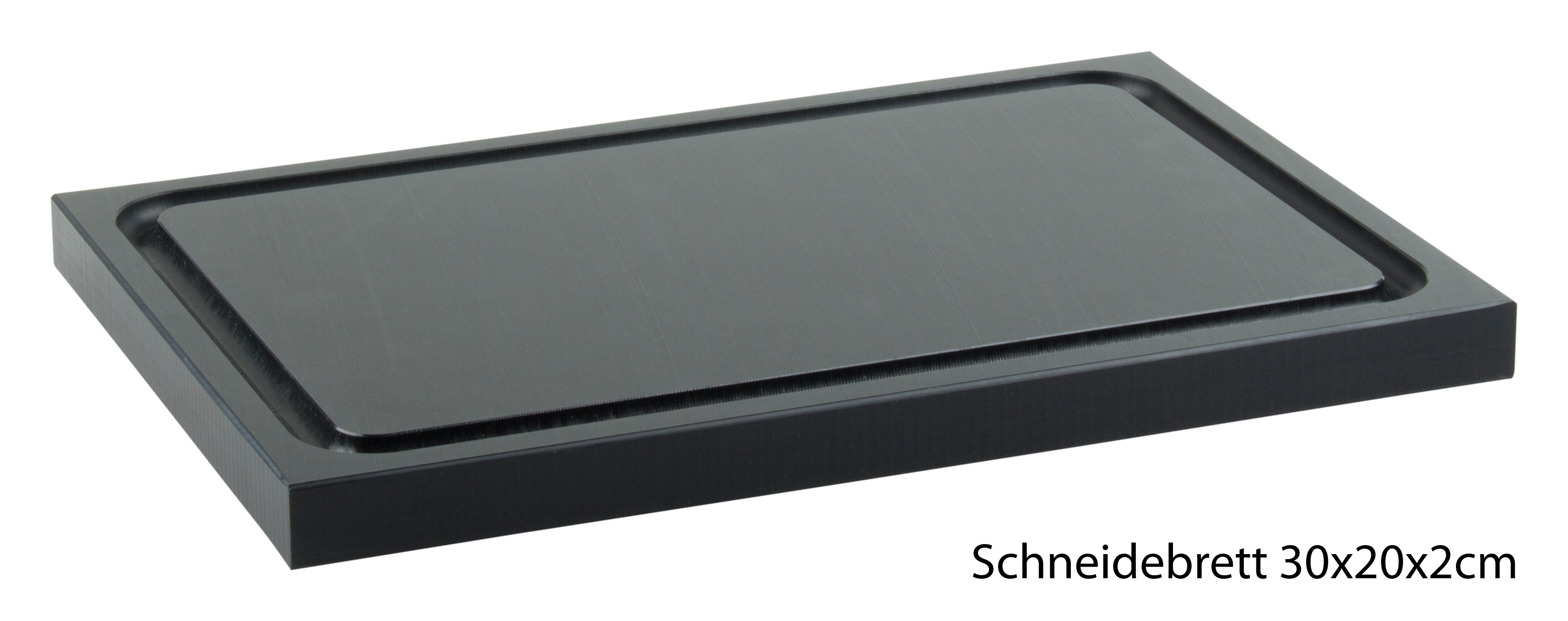 Planche à découper en polypropylène, noir - différentes tailles