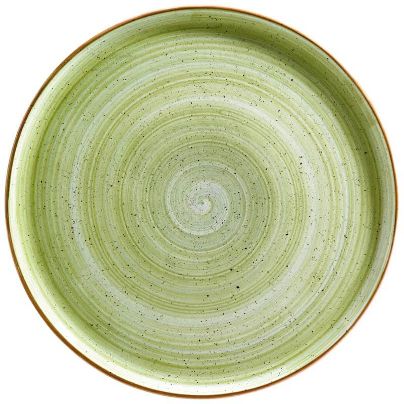 Bonna Aura Therapy Assiette à pizza Gourmet 32cm vert - 6 pièces Bonna Aura Therapy Assiette à pizza Gourmet 32cm vert - 6 pièces