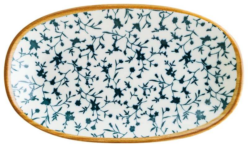 Bonna Calif Gourmet Assiette ovale 24x14cm bleu - 12 pièces Bonna Calif Gourmet Assiette ovale 24x14cm bleu - 12 pièces
