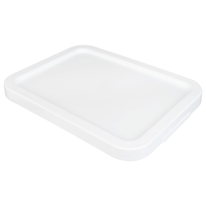 Couvercle pour récipients de stockage en polypropylène 39,5 x 29,5 cm - blanc