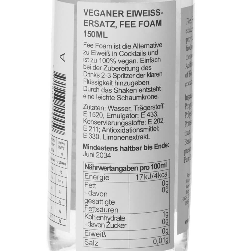 Substitut de protéine Fee Foam - Fee Brothers (150ml) Substitut de protéine Fee Foam - Fee Brothers (150ml)