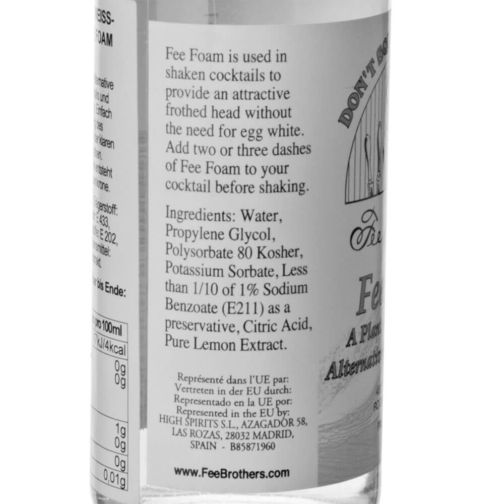 Substitut de protéine Fee Foam - Fee Brothers (150ml) Substitut de protéine Fee Foam - Fee Brothers (150ml)
