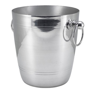Seau à glace / seau à vin, aluminium, avec poignées annulaires - 5,0 l Seau à glace / seau à vin, aluminium, avec poignées annulaires - 5,0 l