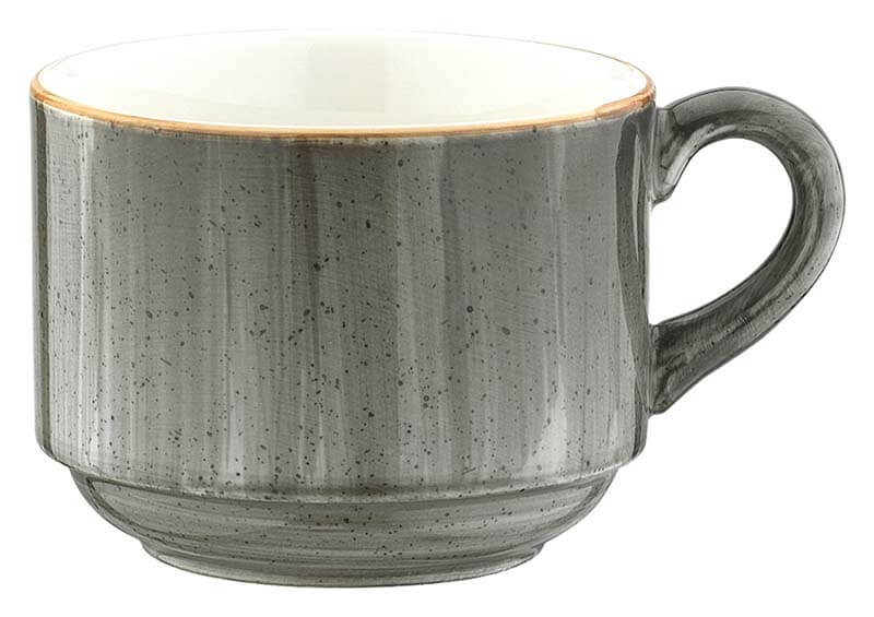 Bonna Aura Space Banquet Tasse supérieure empilable 21cl gris - 6 pièces Bonna Aura Space Banquet Tasse supérieure empilable 21cl gris - 6 pièces