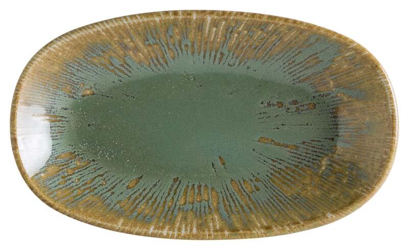 Bonna Snell Sage Gourmet plat ovale 15x8,5cm vert - 12 pièces Bonna Snell Sage Gourmet plat ovale 15x8,5cm vert - 12 pièces