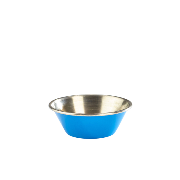 Coupelle à sauce, acier inoxydable, bleu - 43 ml (24 pièces) Coupelle à sauce, acier inoxydable, bleu - 43 ml (24 pièces)