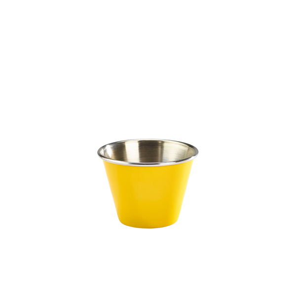 Coupelle à sauce, acier inoxydable, jaune - 71 ml (24 pièces)