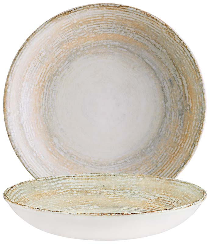 Bonna Patera Bloom Assiette creuse 25cm beige - 6 pièces Bonna Patera Bloom Assiette creuse 25cm beige - 6 pièces