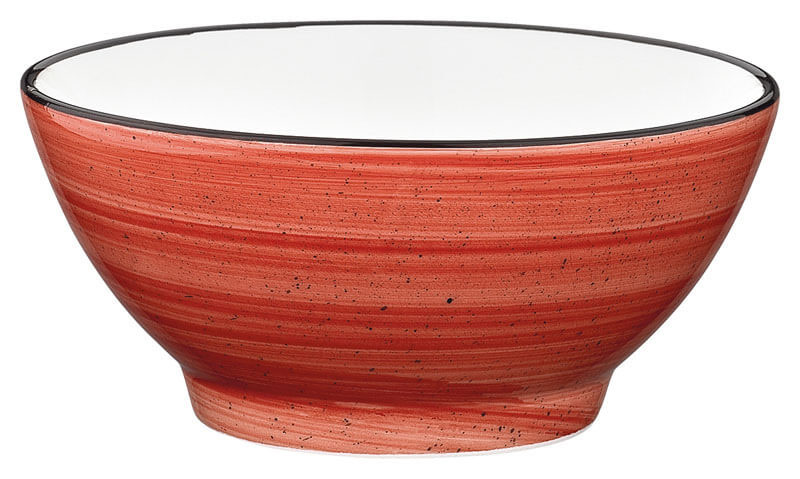 Bonna Aura Passion Rita bol de soupe 14cm, 45cl rouge - 12 pièces