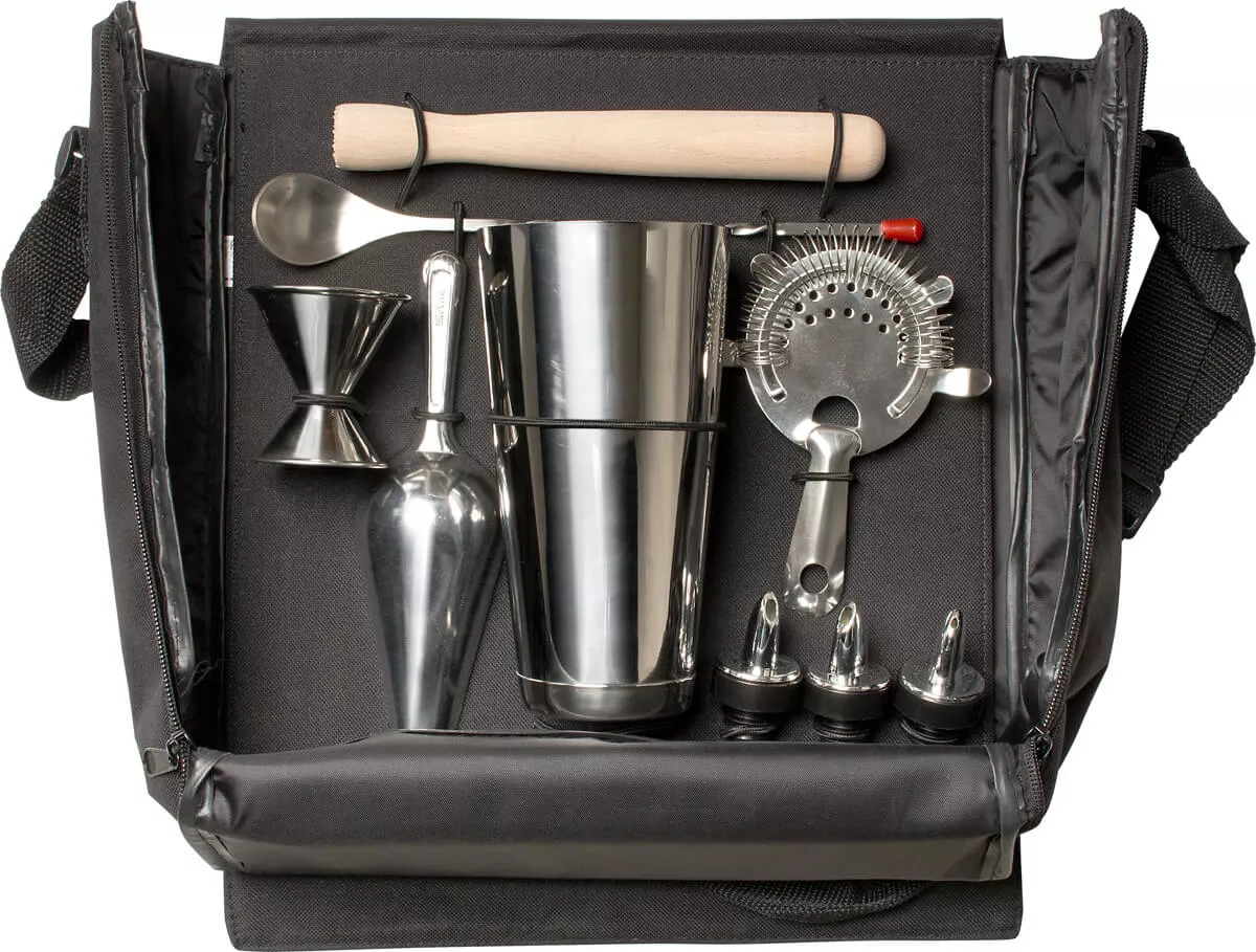 Sac de barman simple avec accessoires Sac de barman simple avec accessoires