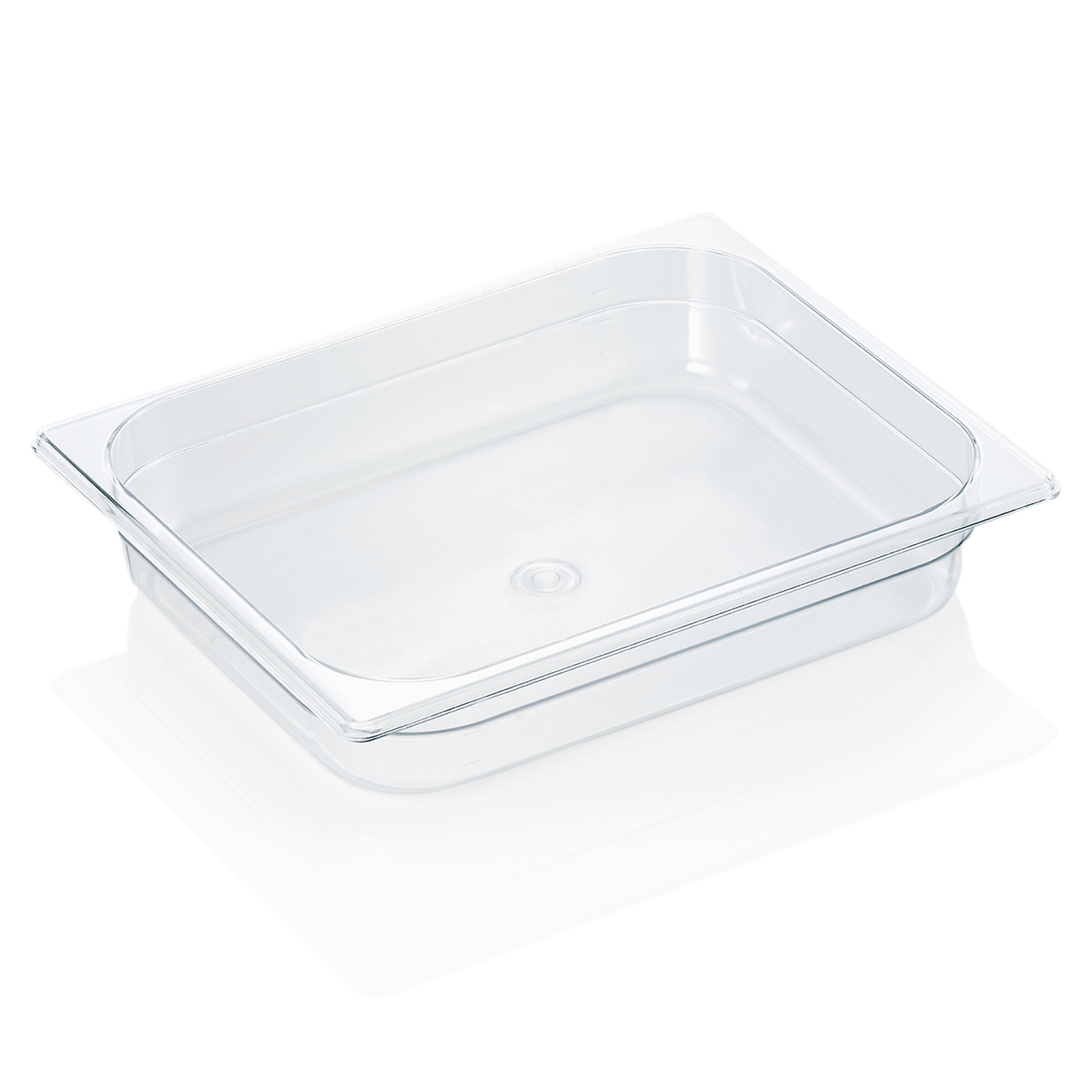GN 1/2 récipient avec graduation, polycarbonate transparent - H 6,5 cm (série GN 94) GN 1/2 récipient avec graduation, polycarbonate transparent - H 6,5 cm (série GN 94)