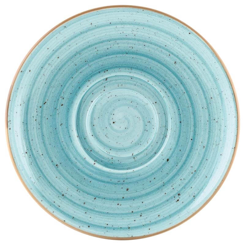 Bonna Aura Aqua Gourmet Soucoupe combinée 19cm turquoise - 12 pièces Bonna Aura Aqua Gourmet Soucoupe combinée 19cm turquoise - 12 pièces