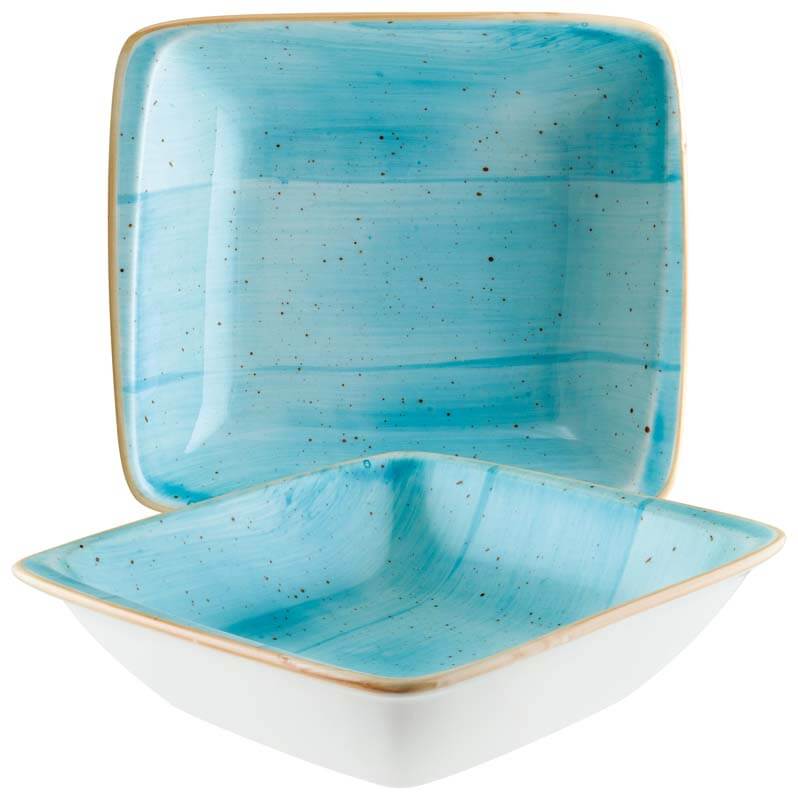 Bonna Aura Aqua Moove Assiette creuse 19x17cm turquoise - 12 pièces Bonna Aura Aqua Moove Assiette creuse 19x17cm turquoise - 12 pièces